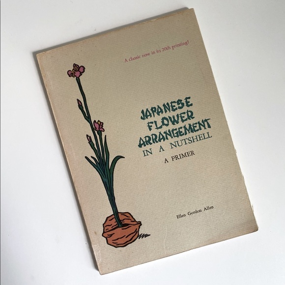 Vintage Accents Vintage Coffee Table Book Japanese Flower